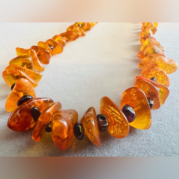 Stunning Amber BEADS vintage necklace - Picture 2 of 4